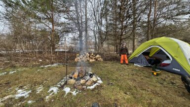Christmas Camping