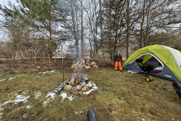 Christmas Camping