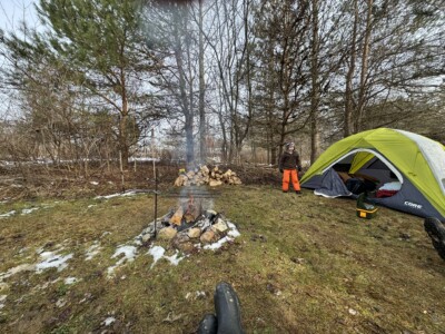 Christmas Camping