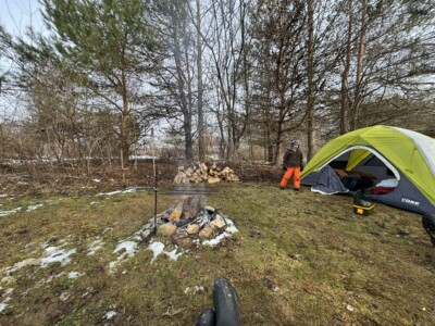 Christmas Camping